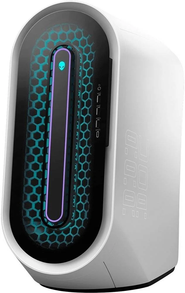 کامپیوتر گیمینگ دل Alienware Aurora R15، پردازنده Intel Core i7-13700KF 3.4GHz، رم 32 گیگابایت، هارد دیسک 1 ترابایت + اس اس دی 512 گیگابایت، کارت گرافیک RTX 4080 16GB، پنل جانبی شفاف، کیبورد و ماوس ENG-ARAB، ویندوز 11، سفید | AUR-R15-4080
