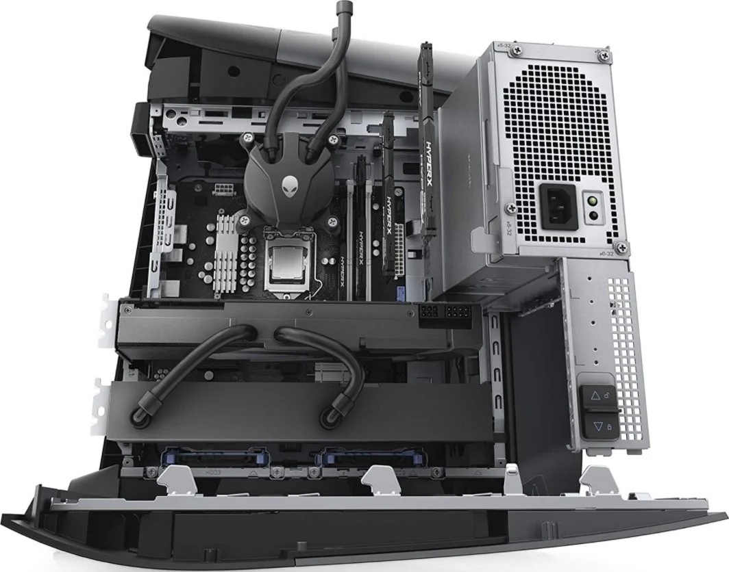 کامپیوتر رومیزی Dell Alienware Aurora R11، پردازنده Core i7 10700KF، حافظه رم 32 گیگابایت 3200 مگاهرتز، حافظه SSD 2 ترابایت PCIe NVMe، کارت گرافیک RTX 2080 SUPER 8GB GDDR6، ویندوز 10 نسخه خانگی، | AUR11-ALNW-CTO3C