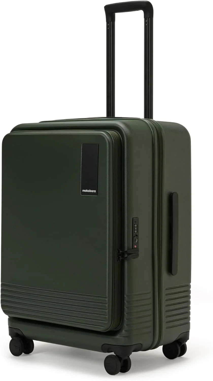 چمدان سایز متوسط موکوبارا مدل The Access | چمدان چرخ دار پلی کربنات سخت و مقاوم با قفل TSA داخلی، رنگ سبز دریایی، ارتفاع 65 سانتی متر