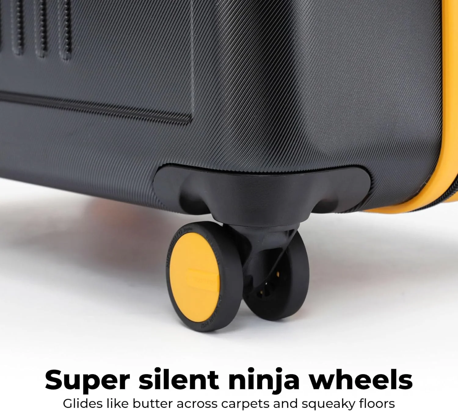 ست چمدان ترانزیت MOKOBARA شامل 3 سایز | ظرفیت 40 لیتر، 65 لیتر و 100 لیتر | بدنه سخت پلی کربنات | چرخ های بی صدای Hinomoto | مناسب برای تمام نیازهای سفر | مشکی | Crypto Sunray 2.0