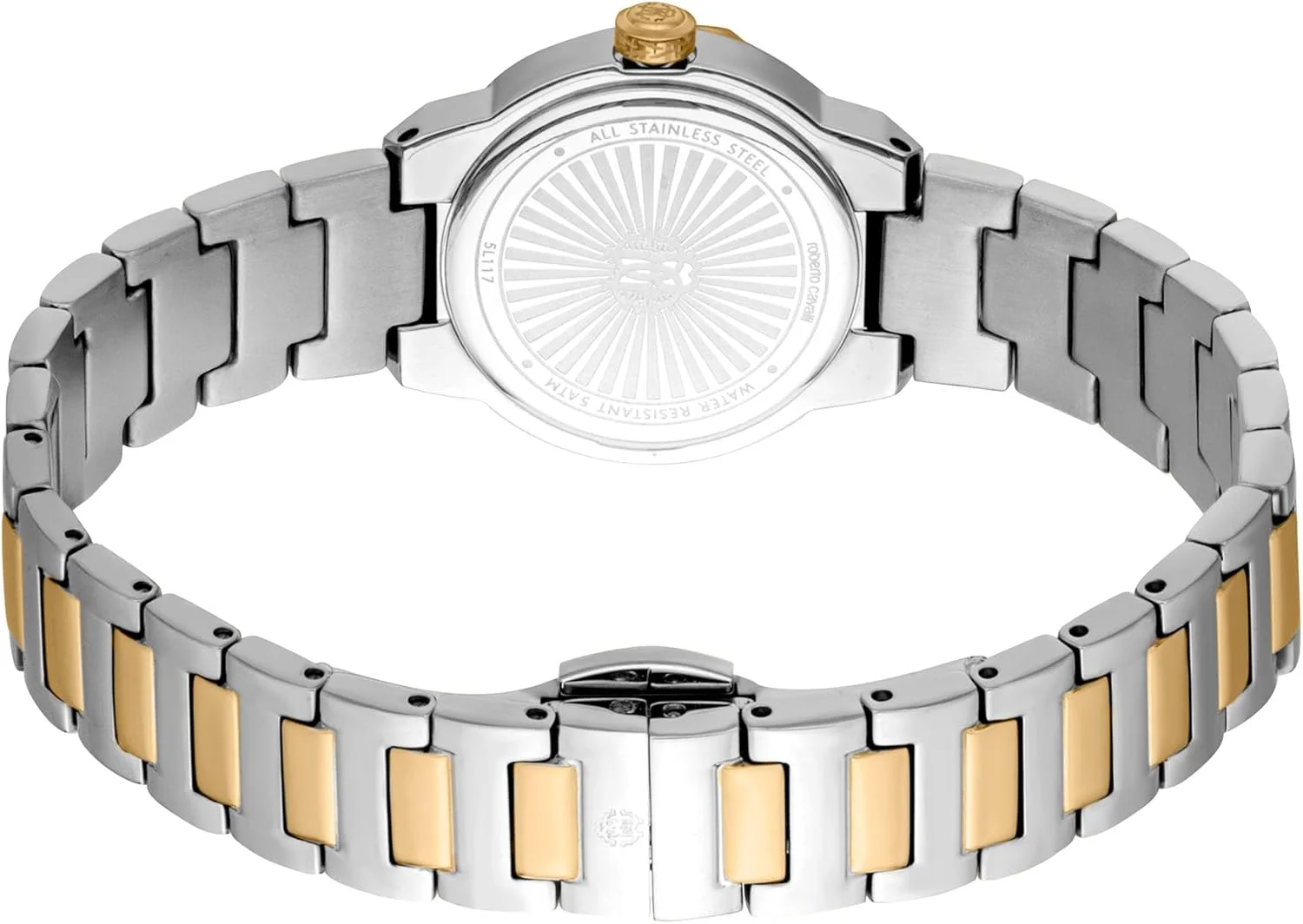 ساعت مچی آنالوگ زنانه روبرتو کاوالی مدل RC5L117M0065 با قاب گرد، قطر 26 میلی متر، نقره ای خاکستری/نقره ای