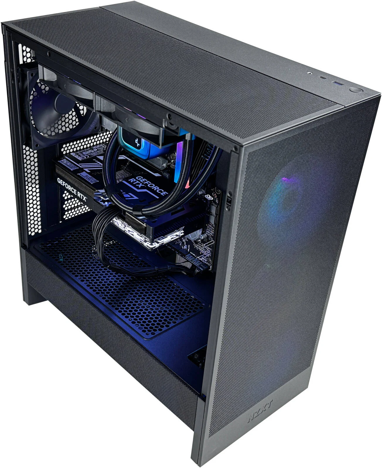 کامپیوتر گیمینگ Flow - پردازنده AMD Ryzen 7 7800X3D با 8 هسته و 16 رشته، کارت گرافیک NVIDIA RTX 5070 Ti با 16 گیگابایت حافظه، 32 گیگابایت رم DDR5 با فرکانس 6400 مگاهرتز، 1 ترابایت SSD Gen 4، منبع تغذیه 850W 80 PLUS، خنک کننده مایع 240 میلی متری، Wi-Fi + BT