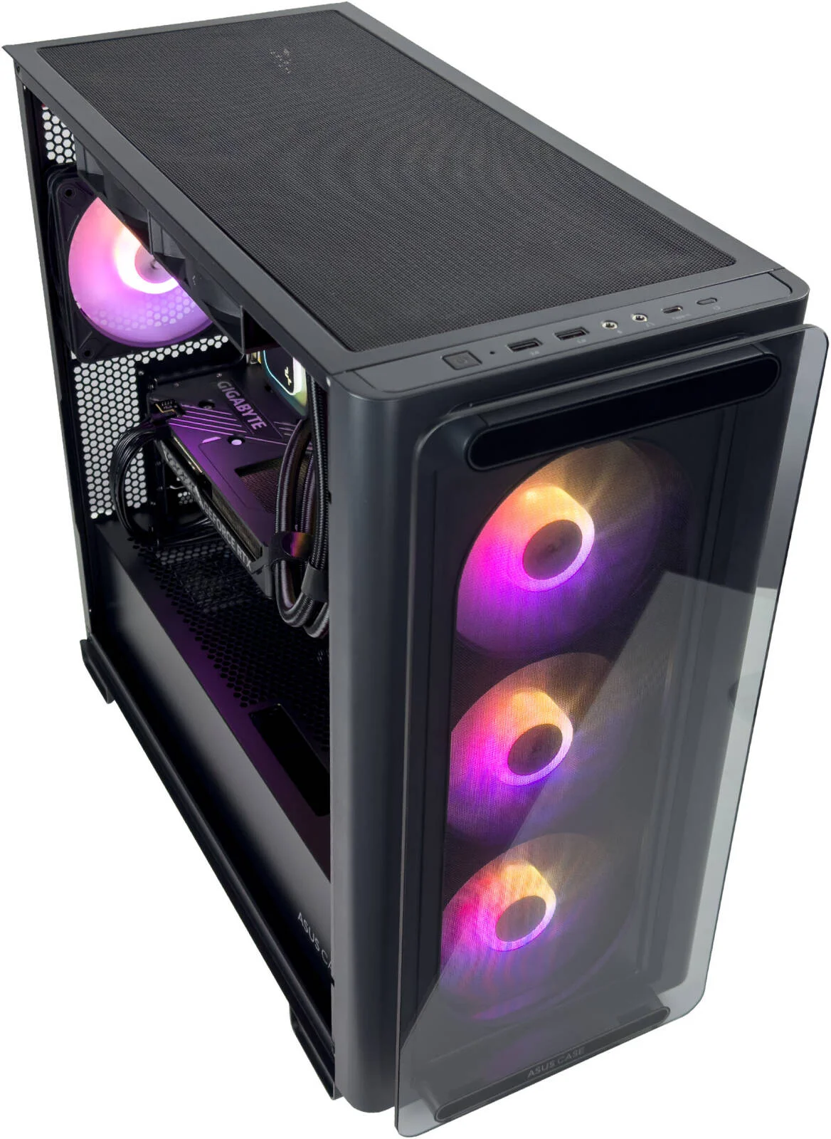 کامپیوتر گیمینگ قدرتمند - AMD Ryzen 7 8700F، ASUS NVIDIA RTX 5060 8GB، رم 32GB 6000 MHz DDR5، حافظه SSD 1TB M.2 PCIe Gen 4 NVMe و منبع تغذیه 650W