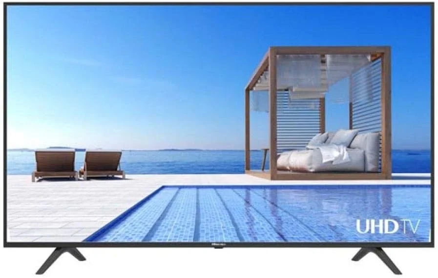تلویزیون هوشمند 50 اینچ هایسنس 4K UHD با Dolby Vision، یوتیوب، نتفلیکس، بلوتوث و وای فای، رنگ مشکی، مدل 50A62GS.