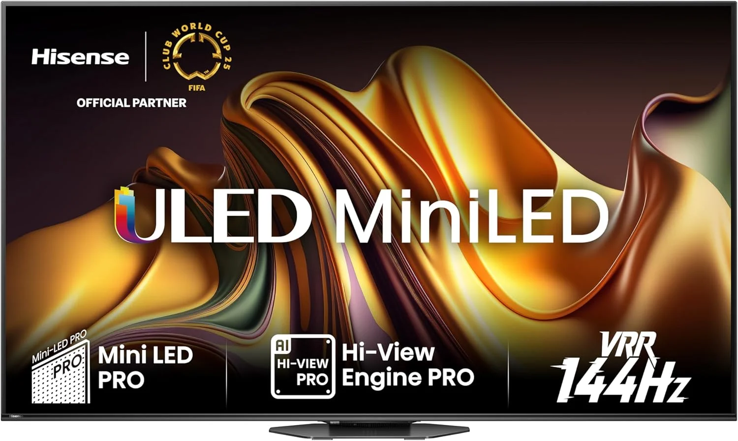 تلویزیون هوشمند 65 اینچ هایسنس سری U8 مدل Mini-LED ULED 4K UHD VIDAA (مدل 65U8N، 2024) - QLED، نرخ نوسازی 144 هرتز، نوردهی موضعی کامل، حالت بازی حرفه ای، سازگاری با الکسا