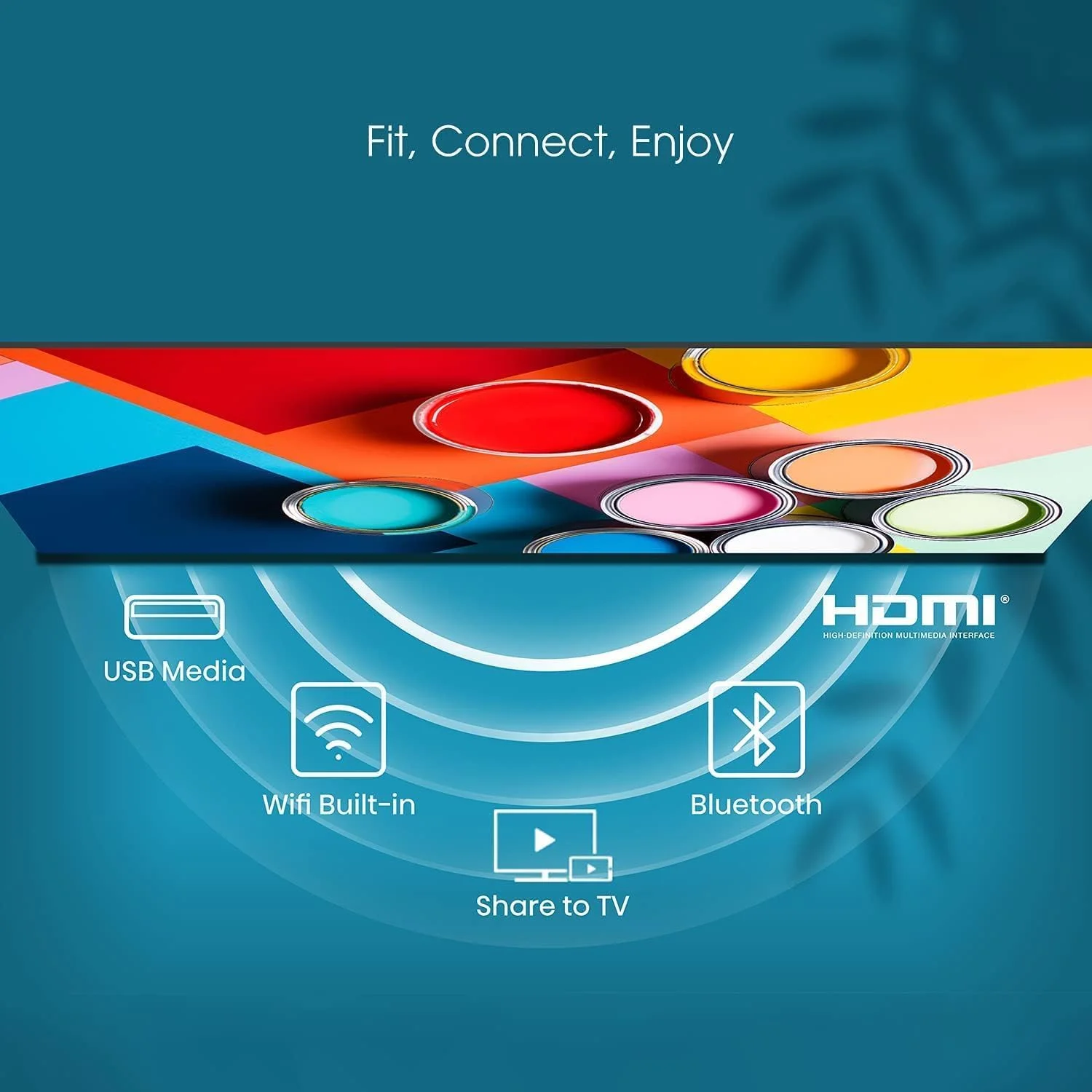 تلویزیون 43 اینچ هایسنس UHD هوشمند HDR 10/HLG وای فای (2.4GHZ) بلوتوث 5.0 DLNA HDCP نسخه H.265 مدل 43A6GE (مدل 2021)