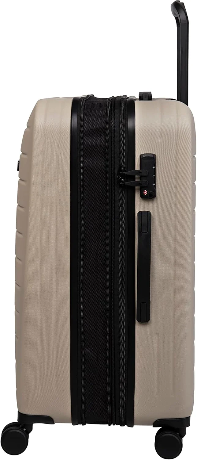 چمدان سخت بدنه ABS یونی‌سکس it luggage Legion، دارای 8 چرخ گردان 360 درجه، کیف ترولی قابل گسترش، دسته تلسکوپی، قفل TSA، شماره مدل 16-2179A08، چمدان سبک وزن (قهوه‌ای آکسفورد، متوسط)