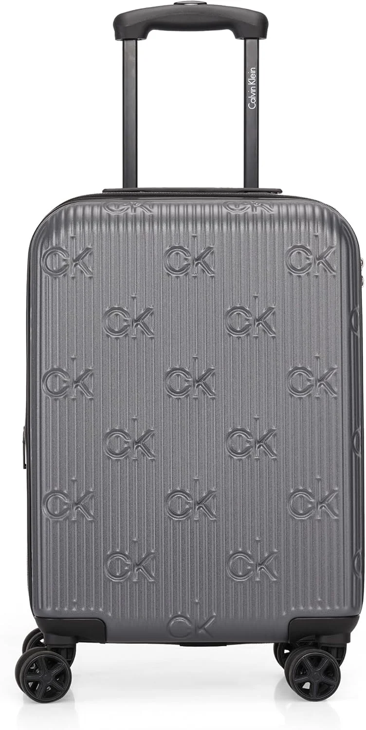 چمدان چرخ دار سخت پوسته اینسیگنیا 2.0، ABS فوق سبک، 4 چرخ دوبل با قفل TSA (خاکستری زغالی، کوچک)