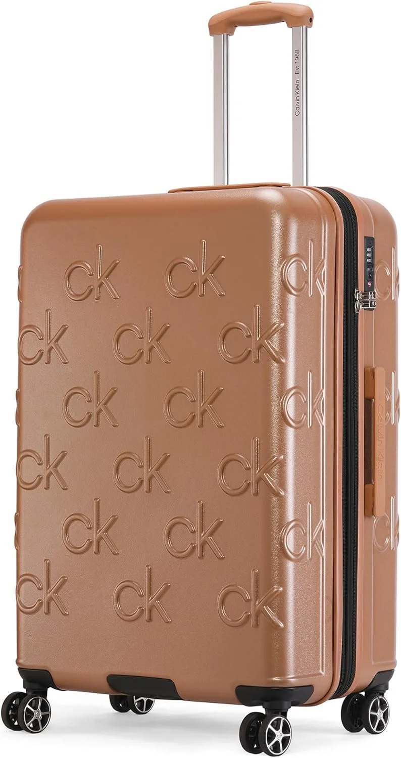 چمدان چرخشی سبک وزن یک تکه کالوین کلاین مدل Insignia با قفل TSA (قارچی، 28 اینچ)