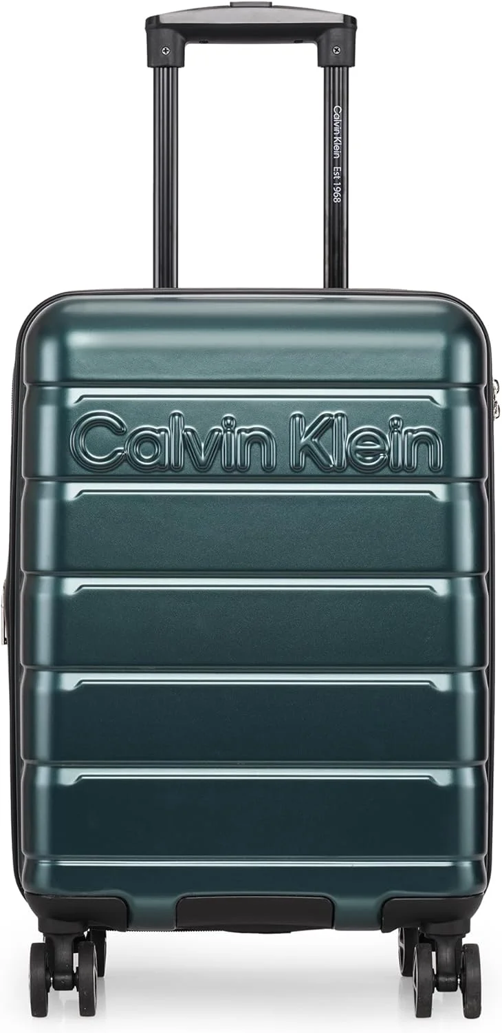 چمدان چرخ‌دار سخت Ridge Line، ABS فوق‌العاده سبک، 4 چرخ دوبل با قفل TSA (سبز مریم‌گلی، کوچک)