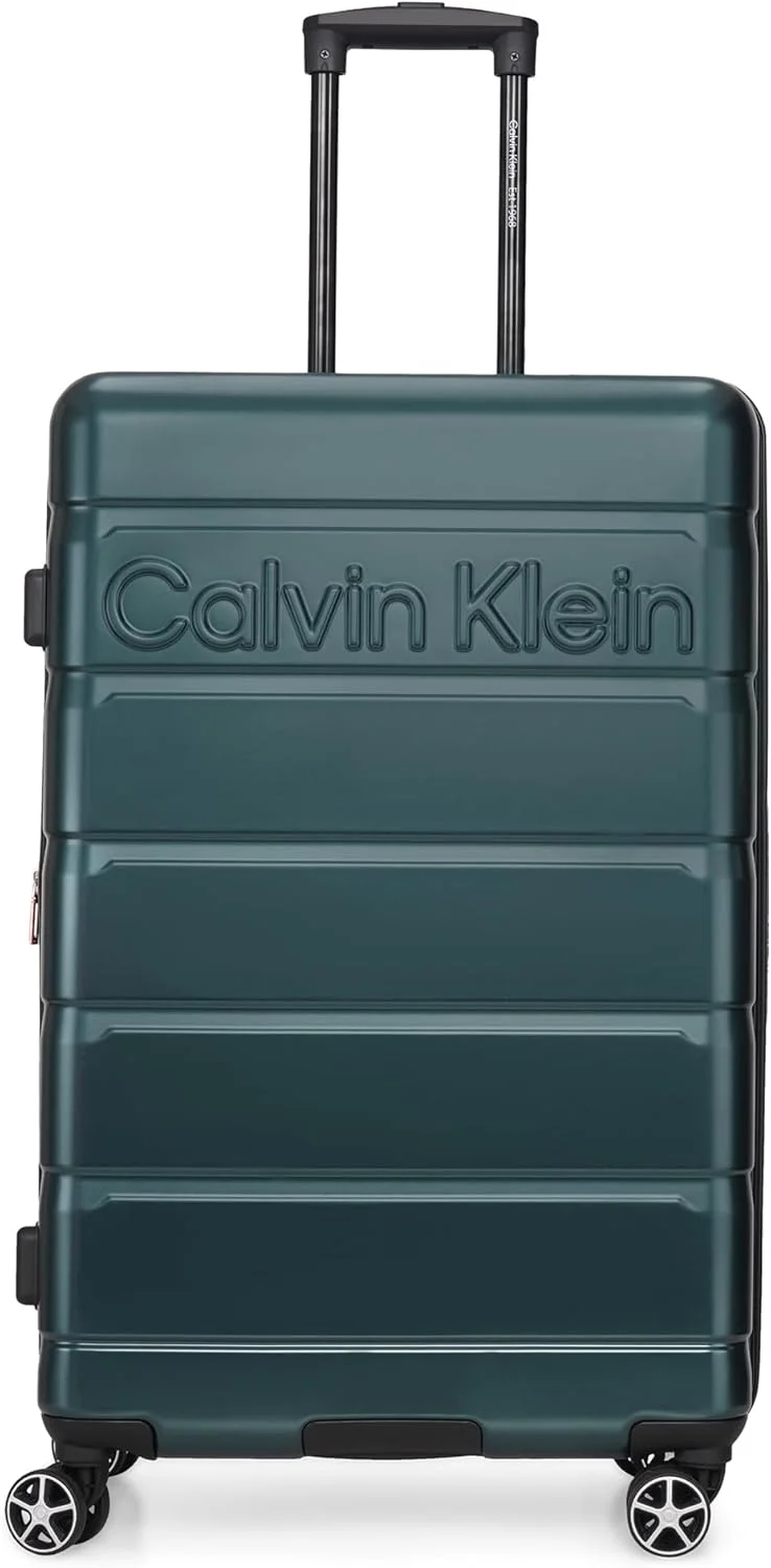 چمدان چرخدار سخت Ridge Line، ABS فوق سبک، 4 چرخ دوبل با قفل TSA (سبز مریم گلی، بزرگ)