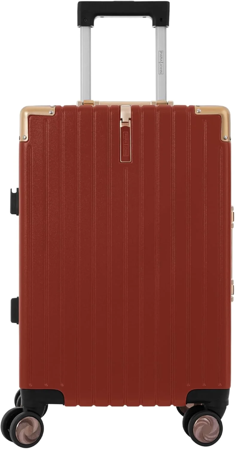 چمدان کابین یک تکه هرکول مدل ABS + PC سایز 56 سانتی متر - آجری قرمز