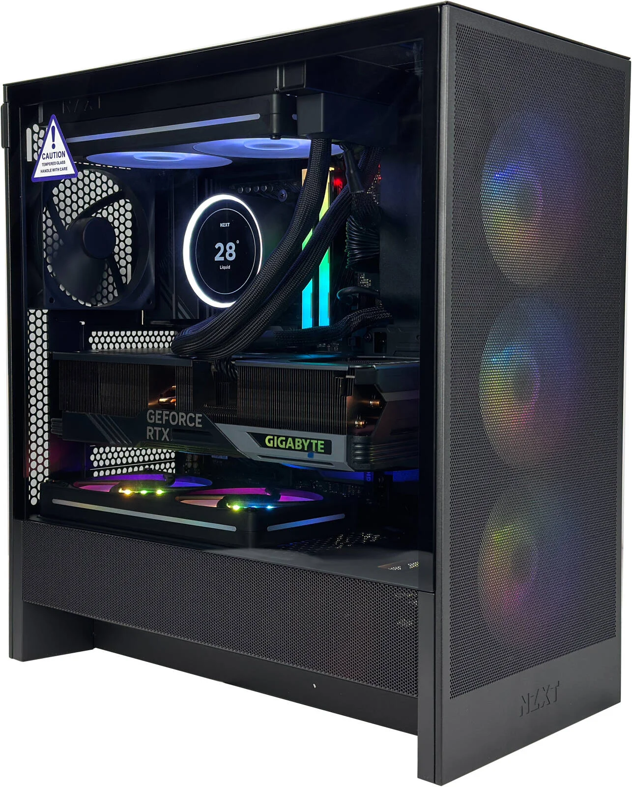 کامپیوتر گیمینگ Leviathan X - پردازنده AMD Ryzen 7 9800X3D با 8 هسته و 16 رشته، کارت گرافیک NVIDIA RTX 5070 TI با 16 گیگابایت حافظه، 32 گیگابایت رم DDR5 با فرکانس 6000 مگاهرتز، 2 ترابایت SSD Gen 5، منبع تغذیه 850 وات با رتبه طلایی، خنک کننده مایع LCD 240 میلی متری، Wi-Fi 7 + BT کامپیوتر گیمینگ Leviathan X - پردازنده AMD Ryzen 7 9800X3D با 8 هسته و 16 رشته، کارت گرافیک NVIDIA RTX 5070 TI با 16 گیگابایت حافظه، 32 گیگابایت رم DDR5 با فرکانس 6000 مگاهرتز، 2 ترابایت SSD Gen 5، منبع تغذیه 850 وات با رتبه طلایی، خنک کننده مایع LCD 240 میلی متری، Wi-Fi 7 + BT