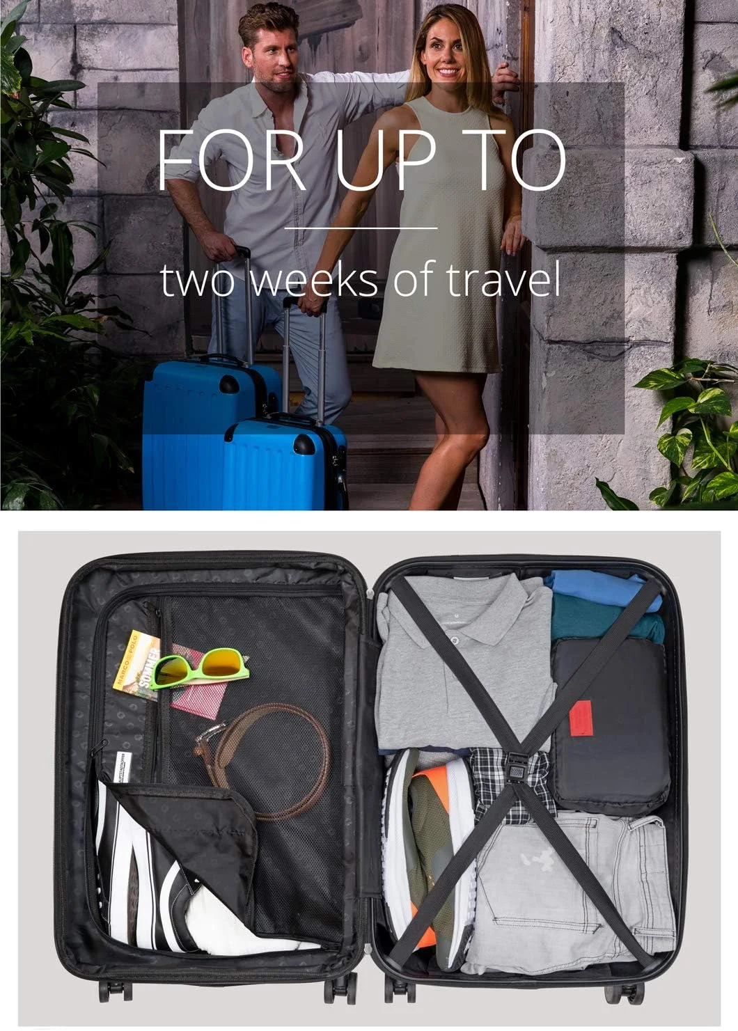 چمدان چرخشی سخت پوسته قابل گسترش Hauptstadtkoffer - Spree