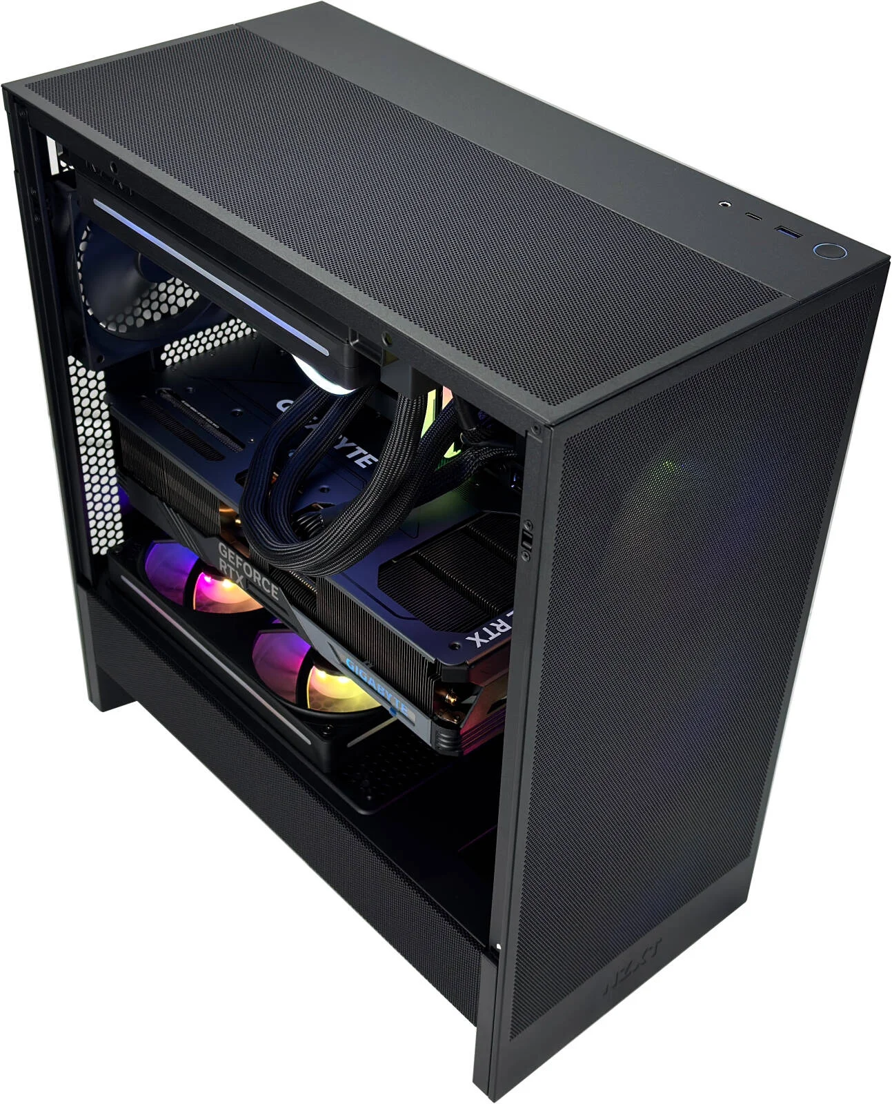 کامپیوتر گیمینگ Leviathan X - پردازنده AMD Ryzen 7 9800X3D با 8 هسته و 16 رشته، کارت گرافیک NVIDIA RTX 5070 TI با 16 گیگابایت حافظه، 32 گیگابایت رم DDR5 با فرکانس 6000 مگاهرتز، 2 ترابایت SSD Gen 5، منبع تغذیه 850 وات با رتبه طلایی، خنک کننده مایع LCD 240 میلی متری، Wi-Fi 7 + BT کامپیوتر گیمینگ Leviathan X - پردازنده AMD Ryzen 7 9800X3D با 8 هسته و 16 رشته، کارت گرافیک NVIDIA RTX 5070 TI با 16 گیگابایت حافظه، 32 گیگابایت رم DDR5 با فرکانس 6000 مگاهرتز، 2 ترابایت SSD Gen 5، منبع تغذیه 850 وات با رتبه طلایی، خنک کننده مایع LCD 240 میلی متری، Wi-Fi 7 + BT