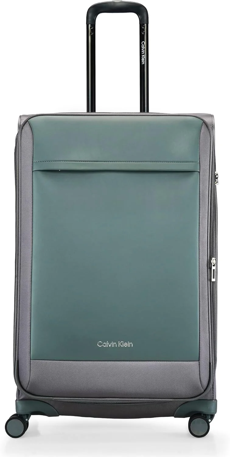 چمدان چرخدار سخت بدنه Escape، فوق سبک ABS، 4 چرخ دوبل با قفل TSA (ذغالی، بزرگ)