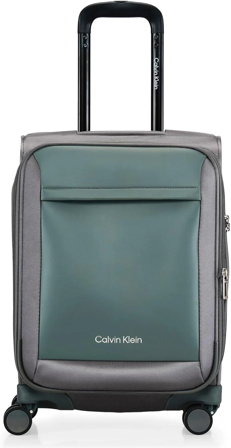 چمدان چرخ‌دار سخت بدنه Escape، فوق‌العاده سبک ABS، 4 چرخ دوبل با قفل TSA (ذغالی، کوچک)