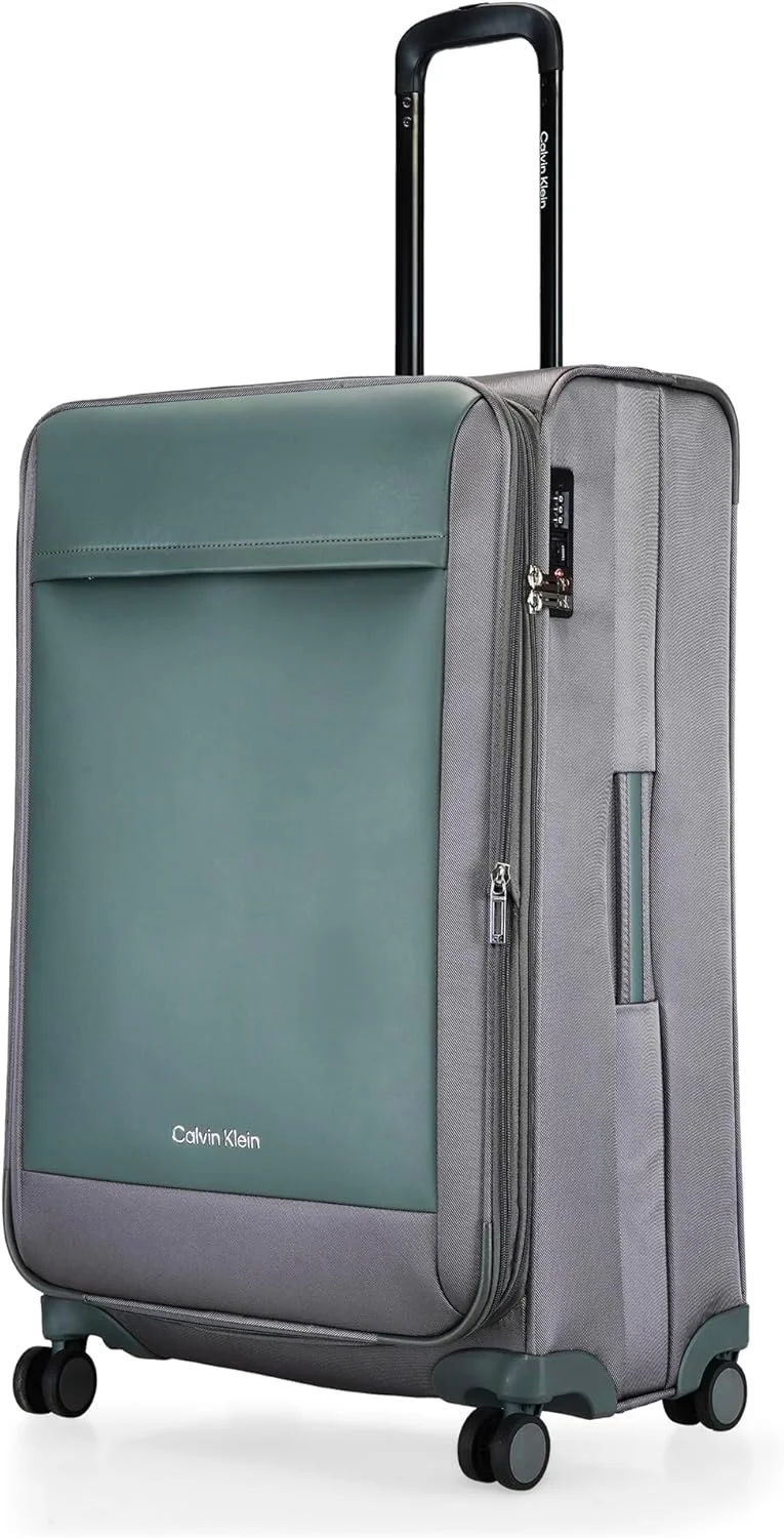 چمدان چرخدار سخت بدنه Escape، فوق سبک ABS، 4 چرخ دوبل با قفل TSA (ذغالی، بزرگ)