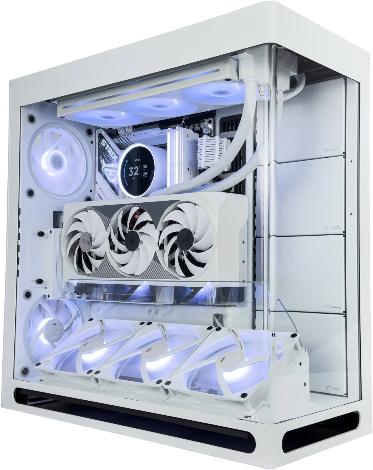 کامپیوتر گیمینگ Lunar Light - پردازنده AMD Ryzen 7 9800X3D با 8 هسته و 16 رشته، کارت گرافیک NVIDIA RTX 5080 با 16 گیگابایت حافظه، 32 گیگابایت رم DDR5 با فرکانس 6000 مگاهرتز، 1 ترابایت SSD Gen 5، منبع تغذیه 850 واتی، خنک کننده مایع 360، Wi-Fi + BT کامپیوتر گیمینگ Lunar Light - پردازنده AMD Ryzen 7 9800X3D با 8 هسته و 16 رشته، کارت گرافیک NVIDIA RTX 5080 با 16 گیگابایت حافظه، 32 گیگابایت رم DDR5 با فرکانس 6000 مگاهرتز، 1 ترابایت SSD Gen 5، منبع تغذیه 850 واتی، خنک کننده مایع 360، Wi-Fi + BT