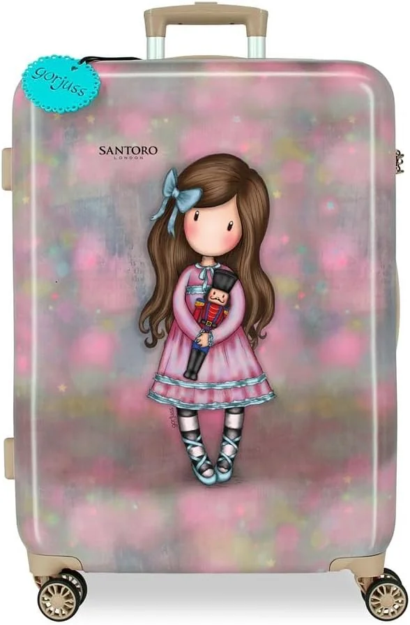 چمدان متوسط جورجس Joumma The Nutcracker، چند رنگ، 45 x 67 x 26 سانتی متر، پلاستیک سخت ABS، قفل TSA، 64 لیتر، 3.86 کیلوگرم، 4 چرخ دوبل، رنگارنگ، سایز متوسط