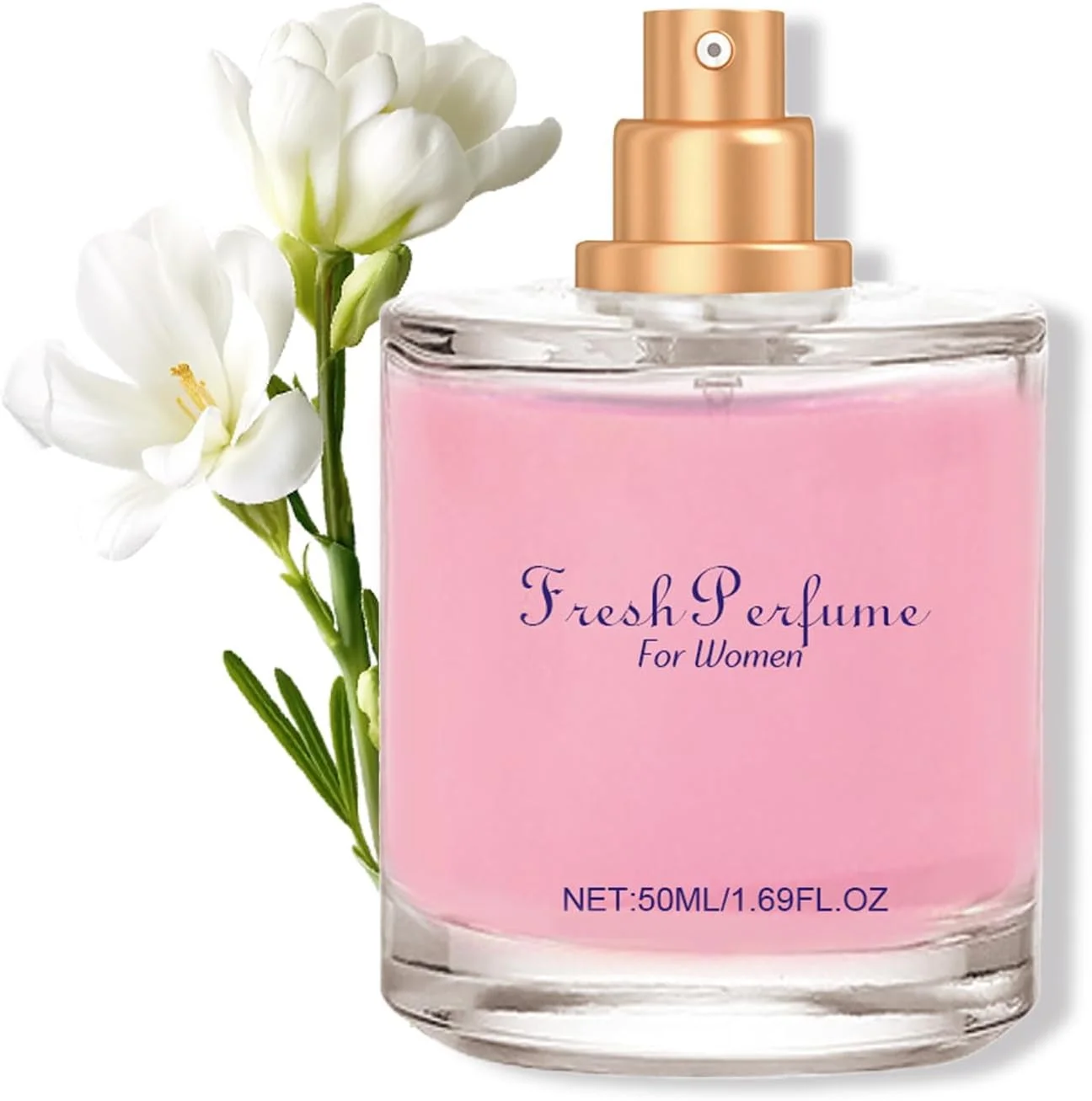 عطر مو زنانه، اسپری خوشبو کننده مو و بدن با ماندگاری طولانی، اسپری معطر گل مریم، مغذی و آبرسان، هدیه اسپری براق کننده مو 50 میلی لیتر