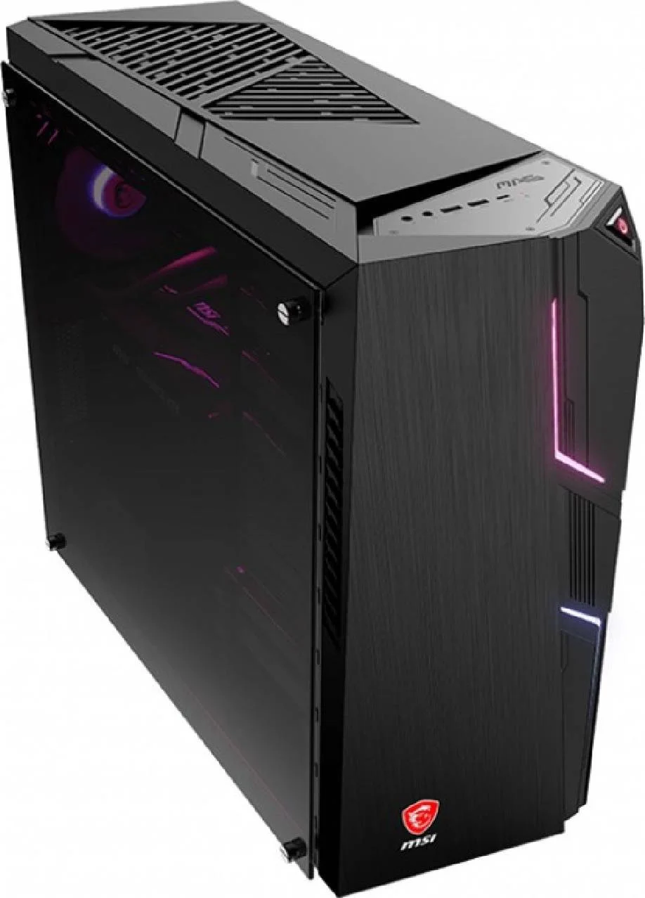 کامپیوتر رومیزی گیمینگ MSI Mag Codex X5، نسل دوازدهم Core i7-12700KF + Z690، رم 32 گیگابایتی DDR5، هارد دیسک 1 ترابایتی + SSD 1 ترابایتی، کارت گرافیک RTX 3080 Ti Ventus 3x 12GB، منبع تغذیه 850W ATX، خنک کننده مایع AIO، ویندوز 11، مشکی | 9S6-B93071-1010 کامپیوتر رومیزی گیمینگ MSI Mag Codex X5، نسل دوازدهم Core i7-12700KF + Z690، رم 32 گیگابایتی DDR5، هارد دیسک 1 ترابایتی + SSD 1 ترابایتی، کارت گرافیک RTX 3080 Ti Ventus 3x 12GB، منبع تغذیه 850W ATX، خنک کننده مایع AIO، ویندوز 11، مشکی | 9S6-B93071-1010