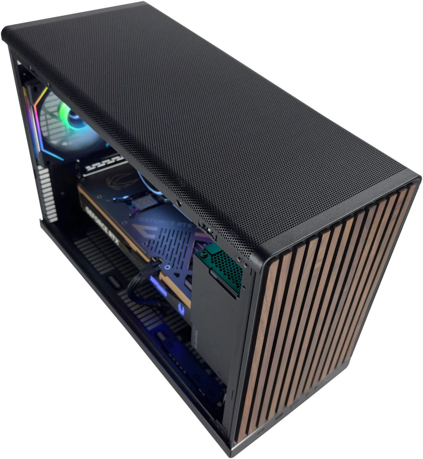 کامپیوتر گیمینگ NanoStrike - پردازنده Intel Core i7-14700KF با 20 هسته و 28 رشته، NVIDIA RTX 5070 Ti 16GB، رم 32GB DDR5 با فرکانس 6000MHz، حافظه SSD 1TB Gen 4، منبع تغذیه 850W 80 PLUS، خنک کننده مایع 360mm، Wi-Fi + BT کامپیوتر گیمینگ NanoStrike - پردازنده Intel Core i7-14700KF با 20 هسته و 28 رشته، NVIDIA RTX 5070 Ti 16GB، رم 32GB DDR5 با فرکانس 6000MHz، حافظه SSD 1TB Gen 4، منبع تغذیه 850W 80 PLUS، خنک کننده مایع 360mm، Wi-Fi + BT