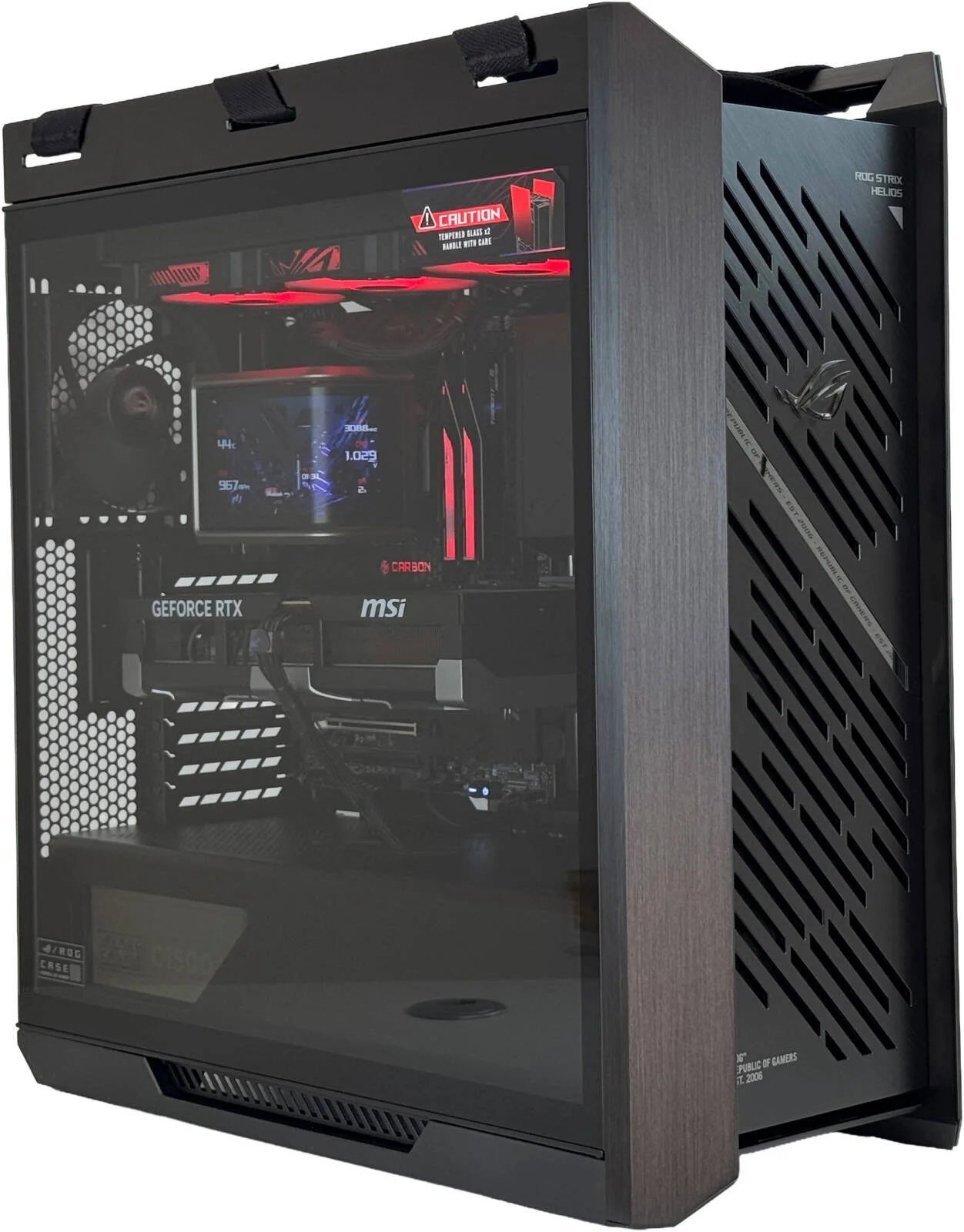 کامپیوتر گیمینگ Nemesis Ultra - پردازنده Intel Core Ultra 9 285K با 24 هسته و 24 رشته، کارت گرافیک NVIDIA RTX 5090 با 32 گیگابایت حافظه، 64 گیگابایت رم DDR5 با فرکانس 6000 مگاهرتز، 4 ترابایت SSD Gen 5، منبع تغذیه 1600 واتی 80 Plus، خنک کننده مایع 360 میلی متری، Wi-Fi + BT کامپیوتر گیمینگ Nemesis Ultra - پردازنده Intel Core Ultra 9 285K با 24 هسته و 24 رشته، کارت گرافیک NVIDIA RTX 5090 با 32 گیگابایت حافظه، 64 گیگابایت رم DDR5 با فرکانس 6000 مگاهرتز، 4 ترابایت SSD Gen 5، منبع تغذیه 1600 واتی 80 Plus، خنک کننده مایع 360 میلی متری، Wi-Fi + BT