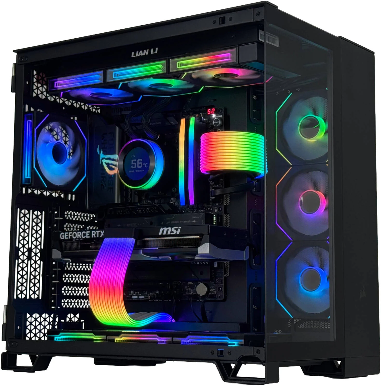 کامپیوتر گیمینگ آبلویین - پردازنده اینتل Core Ultra 9 285K با 24 هسته و 24 رشته، کارت گرافیک NVIDIA RTX 5080 با 16 گیگابایت حافظه، 32 گیگابایت رم DDR5 با فرکانس 6000 مگاهرتز، 2 ترابایت حافظه اس اس دی نسل 5، منبع تغذیه 850 وات گلد، خنک کننده مایع 360 میلی متری، وای فای + بلوتوث، ویندوز 11 پرو کامپیوتر گیمینگ آبلویین - پردازنده اینتل Core Ultra 9 285K با 24 هسته و 24 رشته، کارت گرافیک NVIDIA RTX 5080 با 16 گیگابایت حافظه، 32 گیگابایت رم DDR5 با فرکانس 6000 مگاهرتز، 2 ترابایت حافظه اس اس دی نسل 5، منبع تغذیه 850 وات گلد، خنک کننده مایع 360 میلی متری، وای فای + بلوتوث، ویندوز 11 پرو