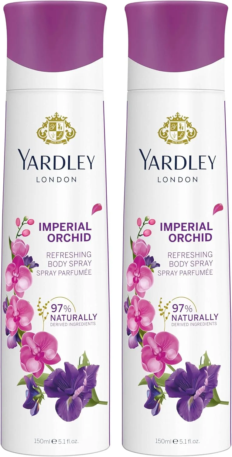 اسپری بدن زنانه یاردلی Imperial Orchid، 150 میلی لیتر (بسته 2 عددی)