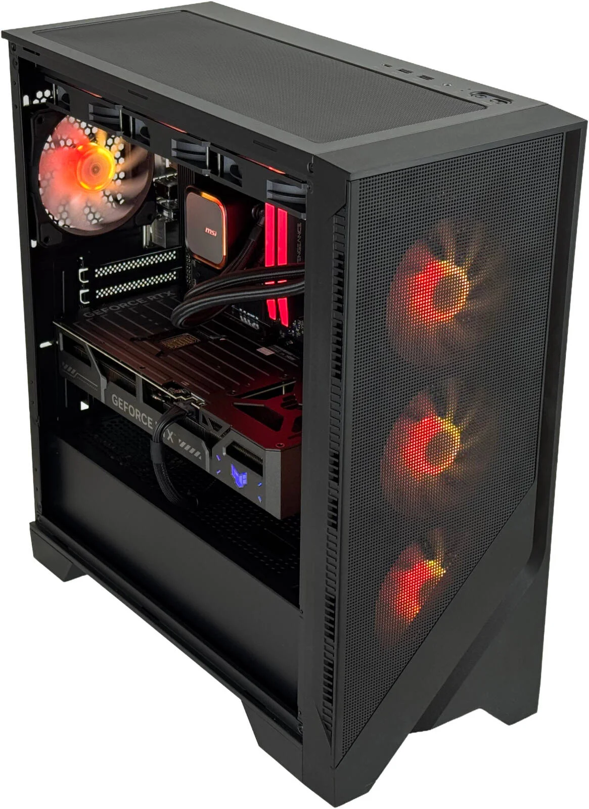 کامپیوتر گیمینگ Overdrive Vortex - پردازنده AMD Ryzen 7 8700F با 8 هسته و 16 رشته، کارت گرافیک NVIDIA RTX 5070 با 12 گیگابایت حافظه، 32 گیگابایت رم DDR5 با فرکانس 6000 مگاهرتز، 1 ترابایت SSD Gen 4، منبع تغذیه 750W Gold، خنک کننده مایع 360 میلی متری، Wi-Fi + BT کامپیوتر گیمینگ Overdrive Vortex - پردازنده AMD Ryzen 7 8700F با 8 هسته و 16 رشته، کارت گرافیک NVIDIA RTX 5070 با 12 گیگابایت حافظه، 32 گیگابایت رم DDR5 با فرکانس 6000 مگاهرتز، 1 ترابایت SSD Gen 4، منبع تغذیه 750W Gold، خنک کننده مایع 360 میلی متری، Wi-Fi + BT