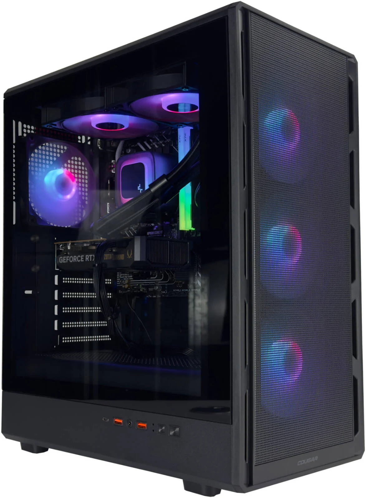 کامپیوتر گیمینگ قدرتمند - AMD Ryzen 5 8400F با 6 هسته و 12 رشته، NVIDIA RTX 5060 8GB، رم 16GB DDR5 با فرکانس 5600MHz، SSD 1TB Gen 4، منبع تغذیه 650W 80 Plus، خنک کننده مایع 240mm، Win11 Pro کامپیوتر گیمینگ قدرتمند - AMD Ryzen 5 8400F با 6 هسته و 12 رشته، NVIDIA RTX 5060 8GB، رم 16GB DDR5 با فرکانس 5600MHz، SSD 1TB Gen 4، منبع تغذیه 650W 80 Plus، خنک کننده مایع 240mm، Win11 Pro