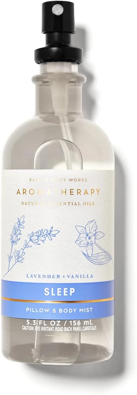 اسپری بدن آروماتراپی اسطوخودوس + وانیل BATH & BODY WORKS مناسب خواب (زنانه) 156 میلی لیتر
