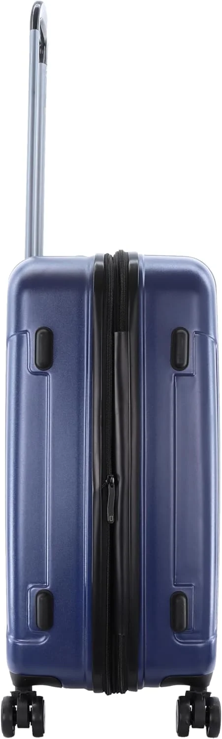 چمدان سایز متوسط سخت National Geographic Canyon ABS/PC، آبی متالیک، بادوام، سبک وزن، دارای زیپ ضد سرقت، قفل TSA و 4 چرخ دوبل (سایز 24 اینچ) چمدان سایز متوسط سخت National Geographic Canyon ABS/PC، آبی متالیک، بادوام، سبک وزن، دارای زیپ ضد سرقت، قفل TSA و 4 چرخ دوبل (سایز 24 اینچ)