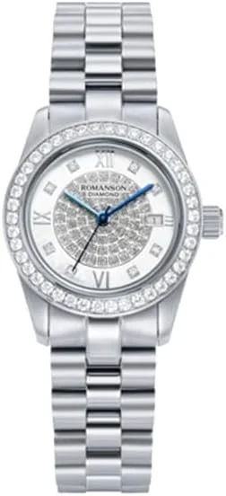 ساعت مچی زنانه رومانسون سوییسی کلاسیک کوارتز مدل Rm1B51Ql1Wms2U