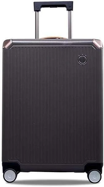چمدان کابین چرخ دار ایکولاک شوگون 56 سانتی متری با 4 چرخ دوبل مشکی - PC148 20 خاکستری