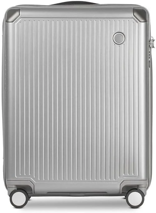 چمدان کابین چرخدار ایکولاک شوگون 56 سانتی متری با 4 چرخ دوبل نقره ای - PC148 20 نقره ای