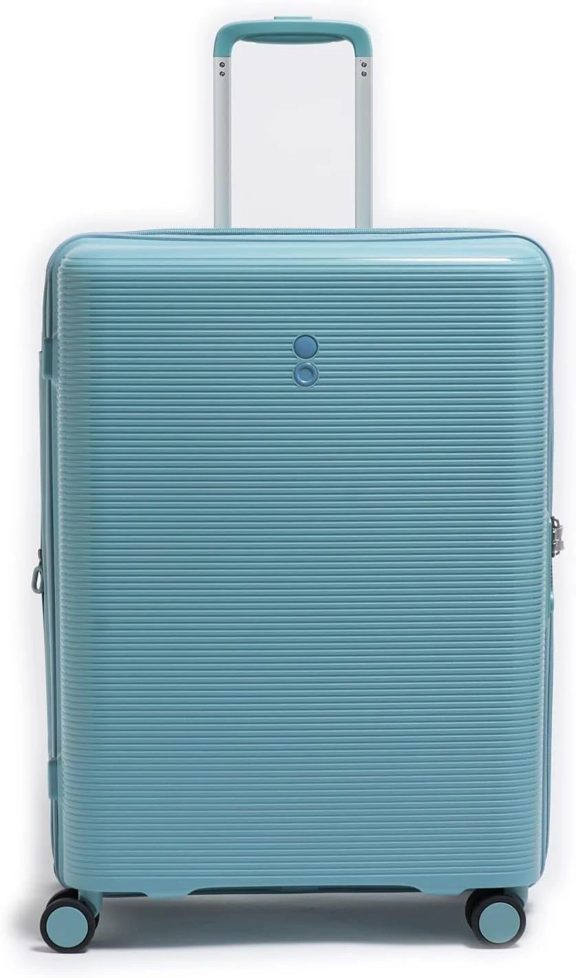 چمدان چرخدار ایکولاک مدل PW005 FORZA سایز 24، رنگ آبی ساحلی