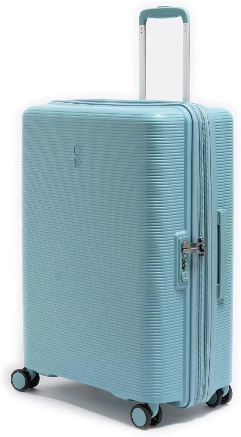 چمدان چرخدار ایکولاک مدل PW005 FORZA سایز 24، رنگ آبی ساحلی