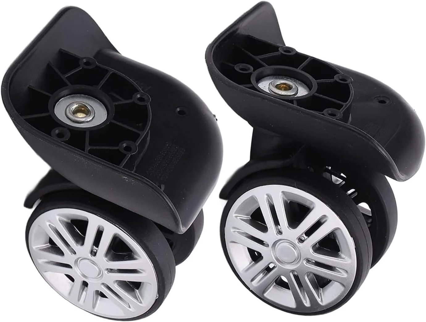 چرخ های جایگزین چمدان ELECDON، 1 جفت چرخ های اسپینر چمدان جایگزین، چرخ های چرخشی چمدان قطعات تعمیر چرخ چمدان برای لوازم جانبی چمدان