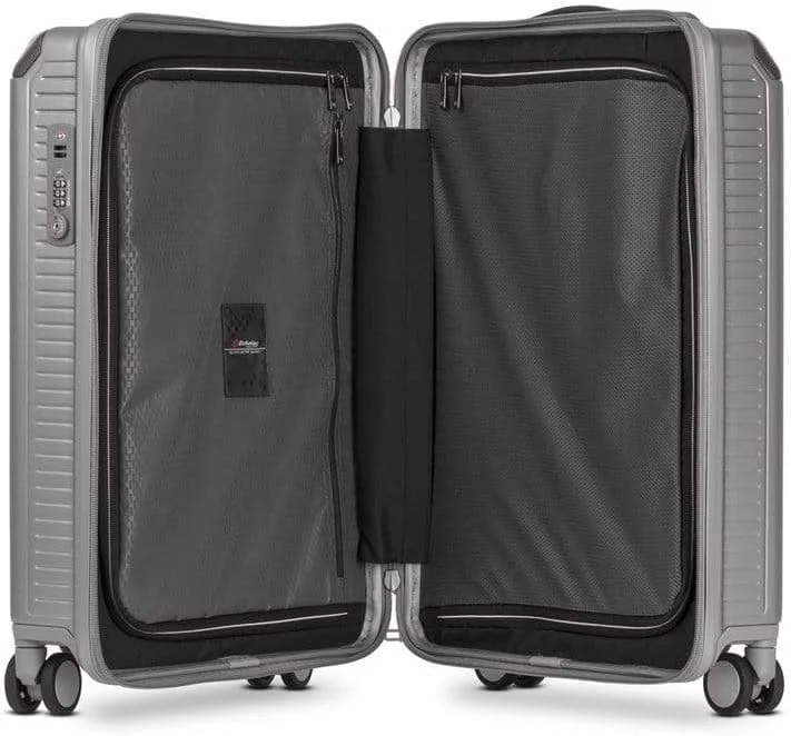 چمدان کابین چرخدار ایکولاک شوگون 56 سانتی متری با 4 چرخ دوبل نقره ای - PC148 20 نقره ای