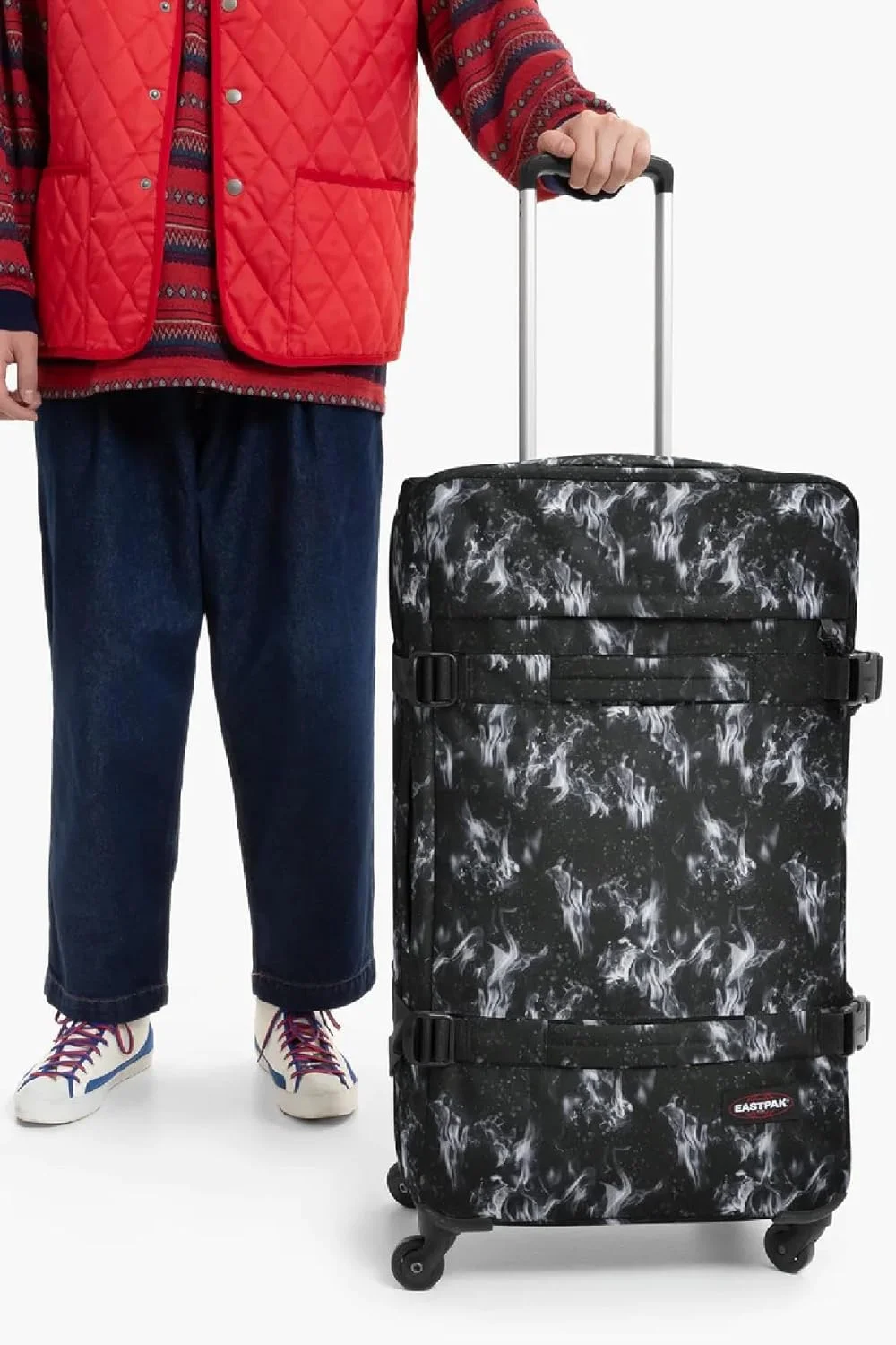 چمدان چهار چرخ بزرگ ایست پک مدل Transit'R 4 S، جین مشکی، سایز One Size چمدان چهار چرخ بزرگ ایست پک مدل Transit'R 4 S، جین مشکی، سایز One Size