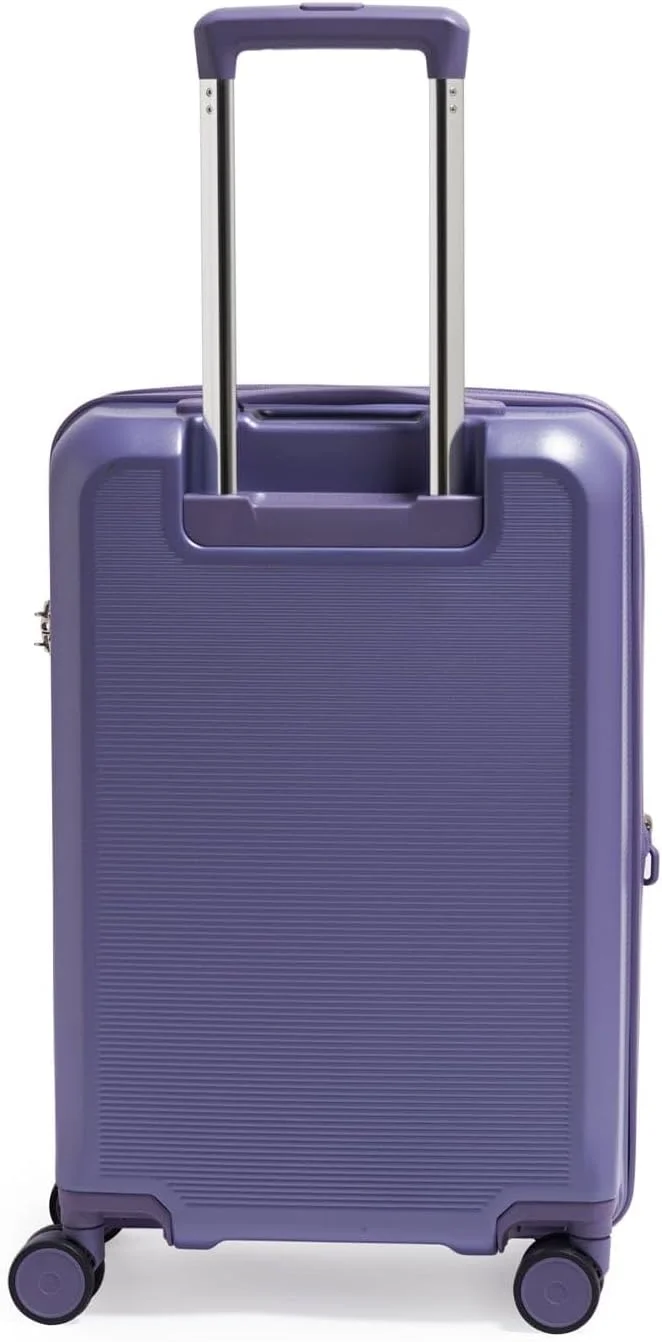 چمدان کابین چرخدار اکولاک مدل Sense با ابعاد 56 سانتیمتر، بدنه سخت، قابلیت افزایش حجم و 4 چرخ دوبل، رنگ بنفش - CHT0023S -20 بنفش چمدان کابین چرخدار اکولاک مدل Sense با ابعاد 56 سانتیمتر، بدنه سخت، قابلیت افزایش حجم و 4 چرخ دوبل، رنگ بنفش - CHT0023S -20 بنفش