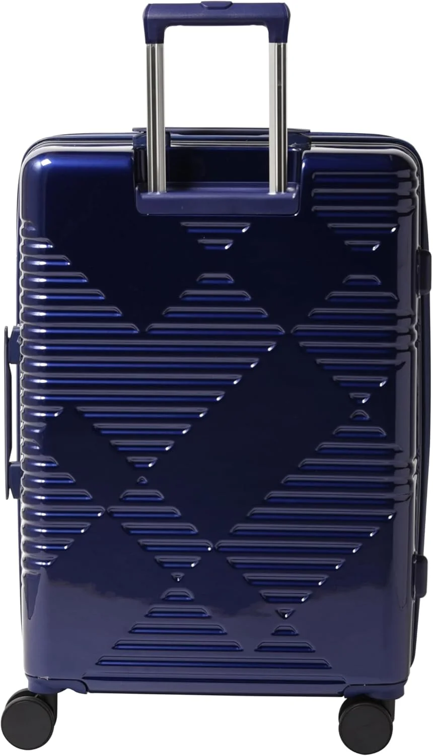 چمدان چرخ دار بزرگ ایکولاک مدل اکستراواگانت با ابعاد 71 سانتی متر، بدنه سخت، قابلیت افزایش حجم و 4 چرخ دوبل آبی - CTH0062 S- 25 BLUE 60102