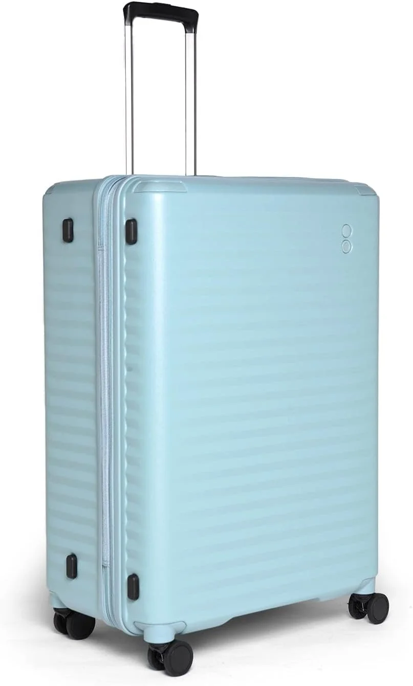 چمدان سخت بدنه بزرگ اکلک مدل سلسترا با قابلیت افزایش حجم و 4 چرخ دوبل - آبی دودی (76.5 سانتی متر) چمدان سخت بدنه بزرگ اکلک مدل سلسترا با قابلیت افزایش حجم و 4 چرخ دوبل - آبی دودی (76.5 سانتی متر)