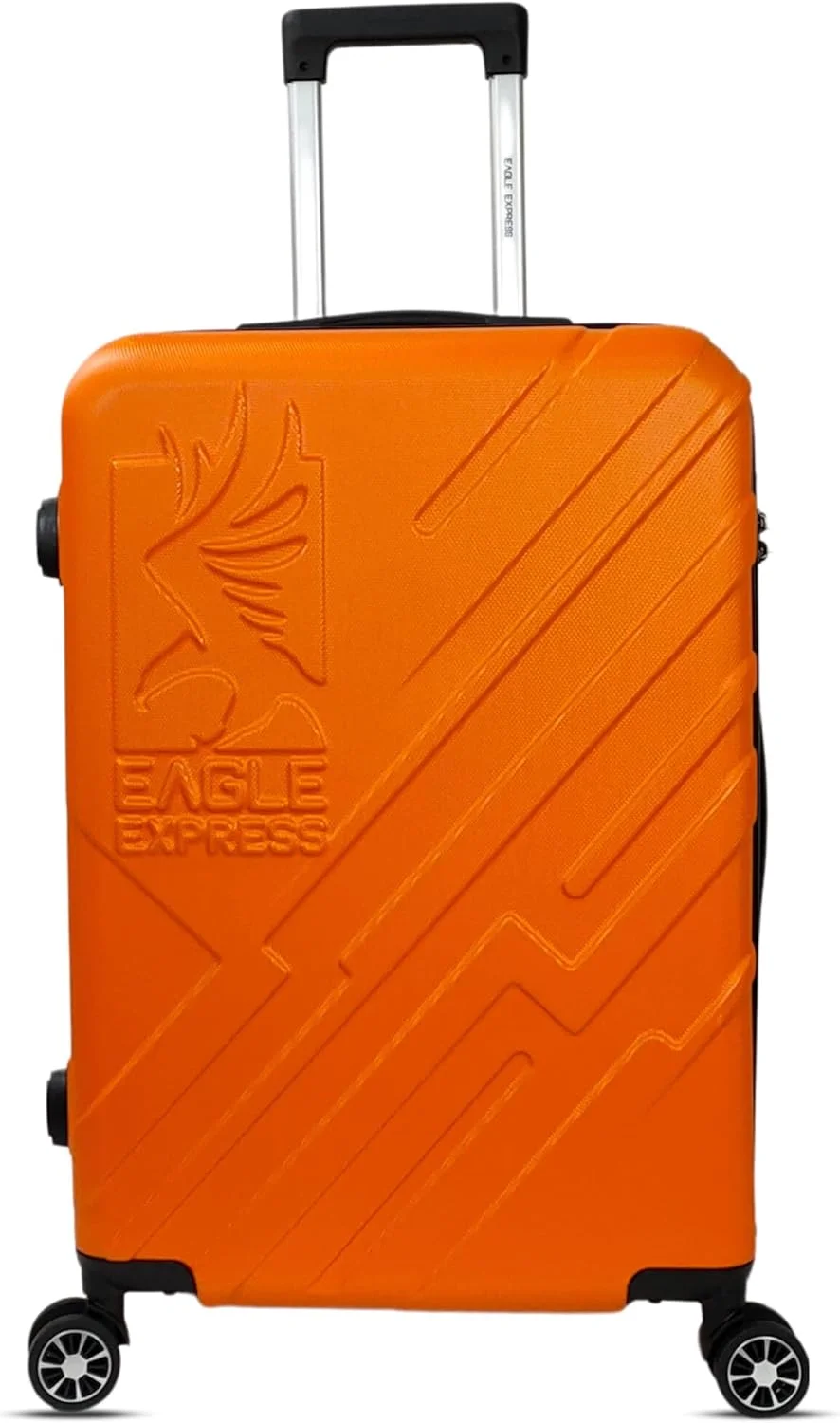 ترولی سخت و مقاوم ABS، سایز ۲۴ اینچ، نارنجی