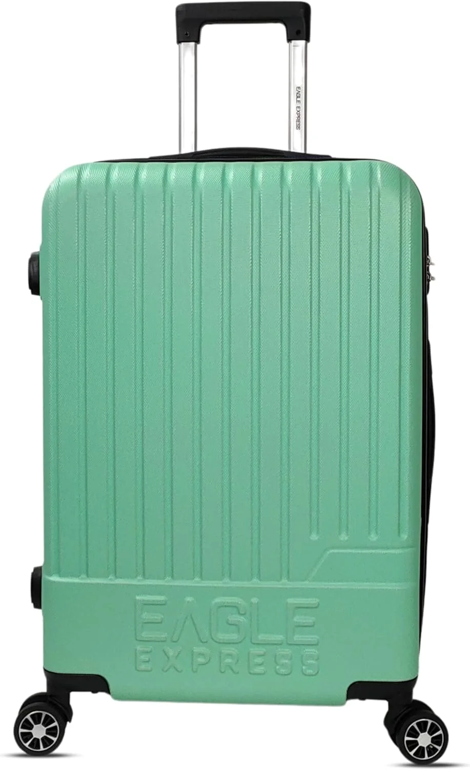 چمدان چرخ‌دار سخت فیوژن ABS سایز ۲۴ اینچ سبز روشن