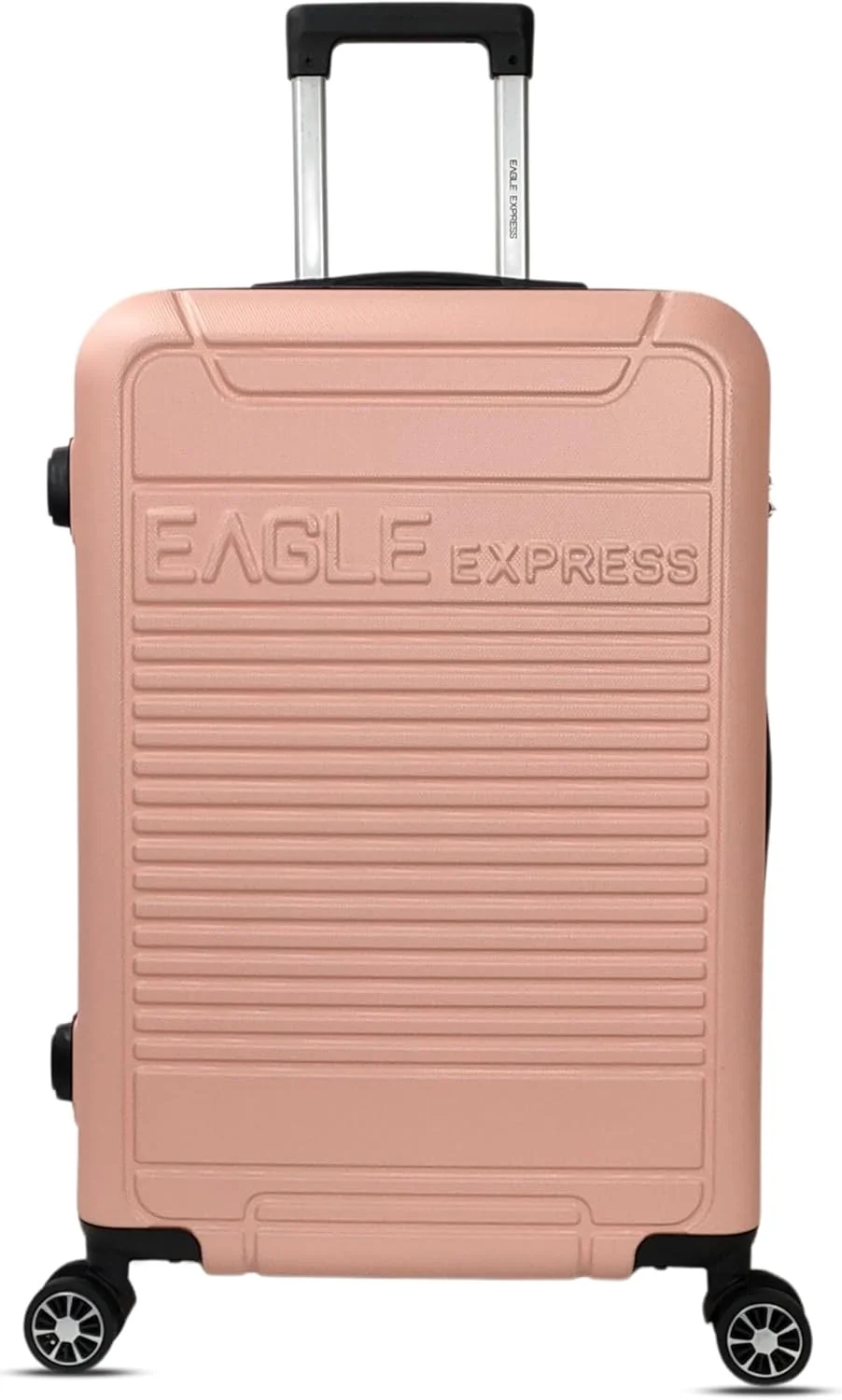 ترولی سخت ABS مدل DEFENDER، سایز 20 اینچ، صورتی پاستیلی