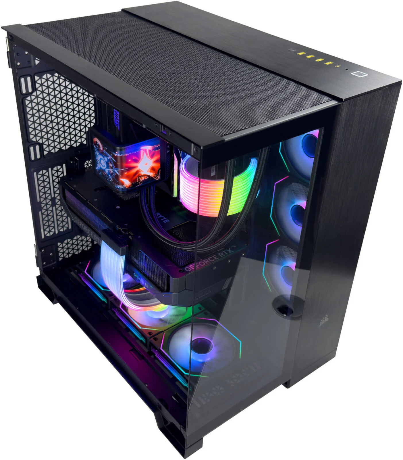 کامپیوتر گیمینگ WarpDrive - پردازنده AMD Ryzen 9 9900X3D با 12 هسته و 24 رشته، کارت گرافیک NVIDIA RTX 5090 با 32 گیگابایت حافظه، 64 گیگابایت رم DDR5 با فرکانس 6000 مگاهرتز، 2 ترابایت حافظه SSD نسل 5، منبع تغذیه 1200 واتی با گواهینامه طلایی، خنک کننده مایع 360 میلی متری، Wi-Fi + BT، ویندوز 11 پرو کامپیوتر گیمینگ WarpDrive - پردازنده AMD Ryzen 9 9900X3D با 12 هسته و 24 رشته، کارت گرافیک NVIDIA RTX 5090 با 32 گیگابایت حافظه، 64 گیگابایت رم DDR5 با فرکانس 6000 مگاهرتز، 2 ترابایت حافظه SSD نسل 5، منبع تغذیه 1200 واتی با گواهینامه طلایی، خنک کننده مایع 360 میلی متری، Wi-Fi + BT، ویندوز 11 پرو