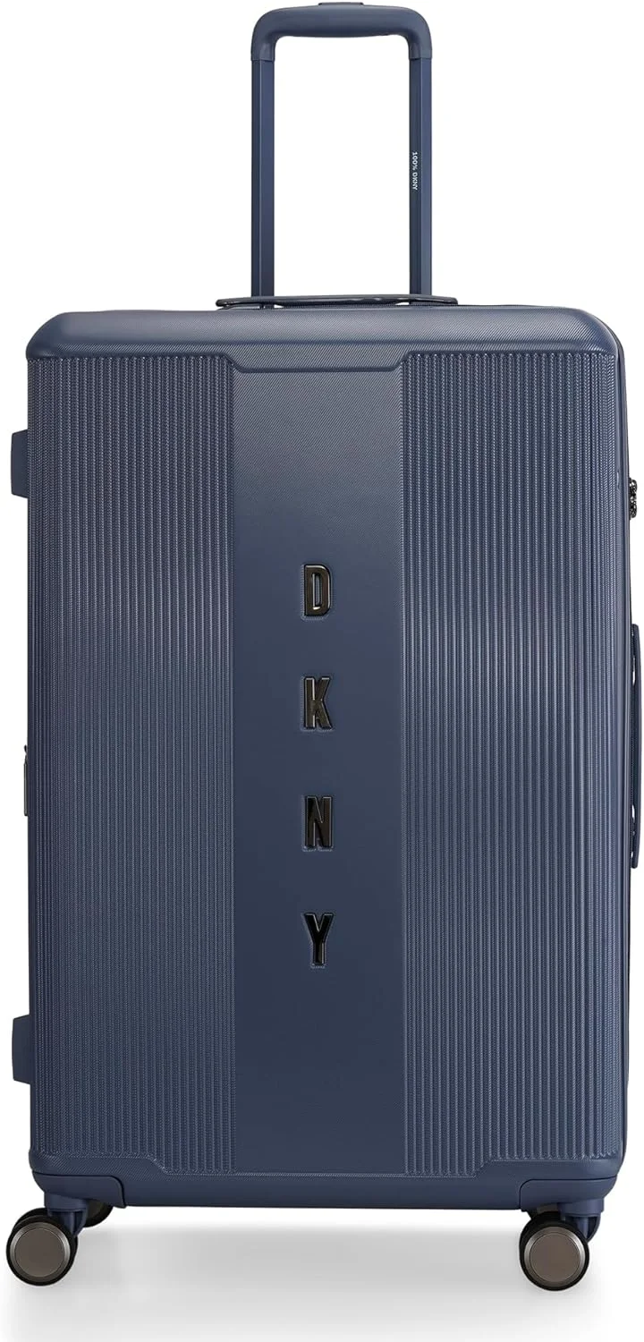 چمدان چرخدار سخت DKNY CENTER STAGE، ABS فوق سبک، 4 چرخ دوبل با قفل TSA (شفق، بزرگ)